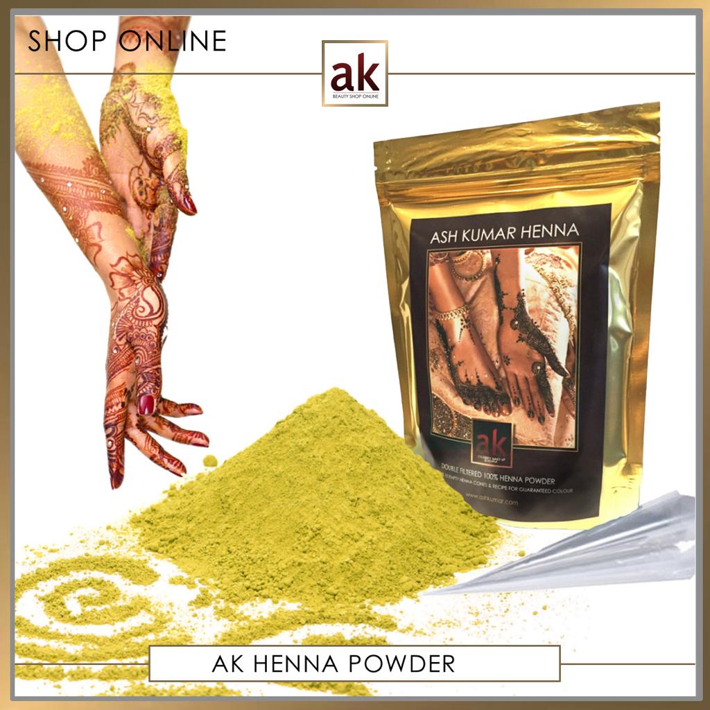 EID HENNA KIT: HENNA POWDER, OIL & 10 EMPTY CONES