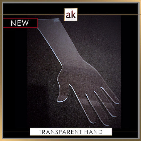 TRANSPARENT PRACTICE HAND – ASH KUMAR PRODUCTS USA